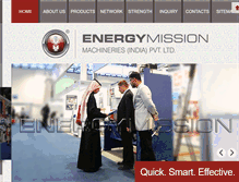 Tablet Screenshot of energymission.com